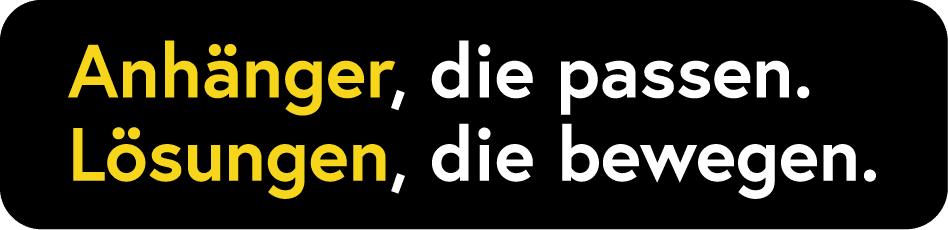 Anhänger, die passen. Lösungen, die bewegen.
